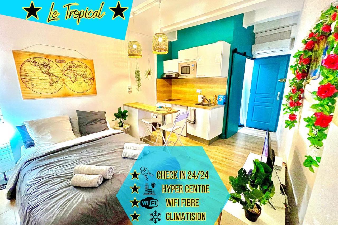 Apartment *tropical*hyper Centre *fibre Wifi*studio