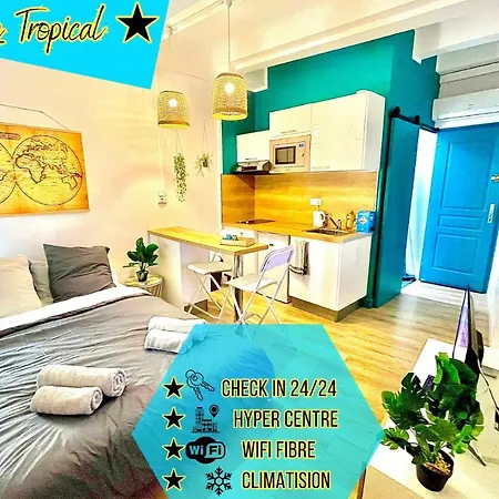 *Tropical*Hyper Centre *Fibre Wifi*Studio Salon-de-Provence Exterior foto